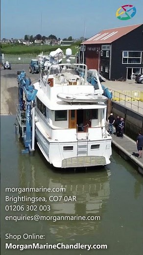 Big Boat, Big Lift: 'Blue Goose' Launched in Brightlingsea