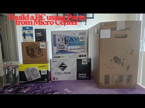 I built a PC using brand new parts from Micro Center (Redone)