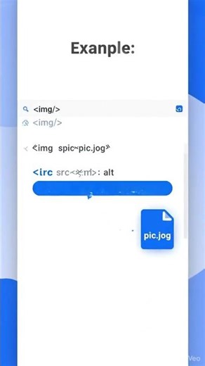 HTML Image Tag Explained in 8 Seconds! 🖼️🔥 #Shorts