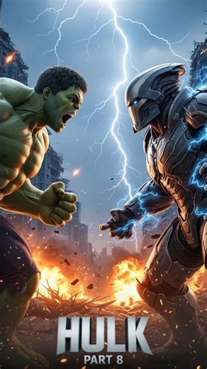 HULK PART 8 💥👽 Hulk vs Alien Commander ⚔️ Earth ki Sabse Badi Jung 🌍🔥|#shorts #shortsfeed