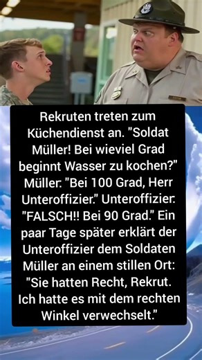Der Unteroffizier hat sich vertan... 🤦‍♂️