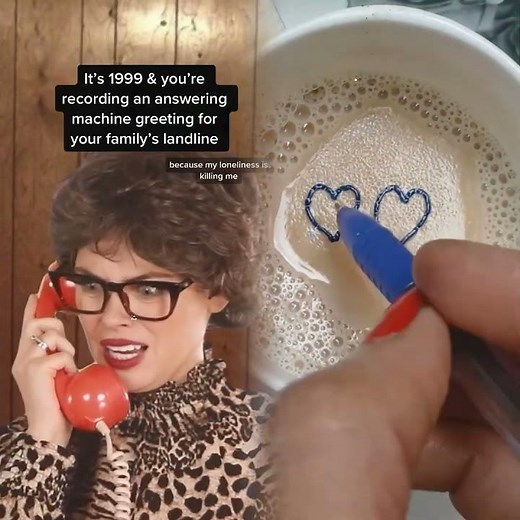 We tried to be creative with voice greetings for our answering machines in the #90s