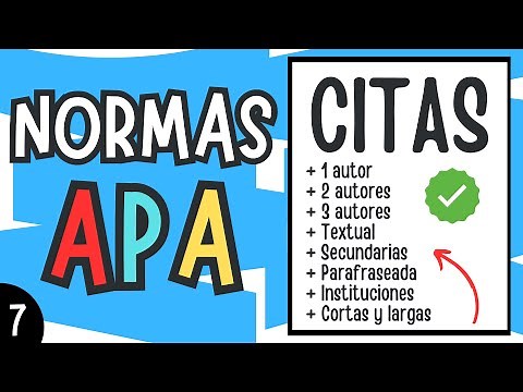 TUTORIAL: CÓMO CITAR EN APA 7MA EDICIÓN (ACTUALIZADA) - PASO A PASO