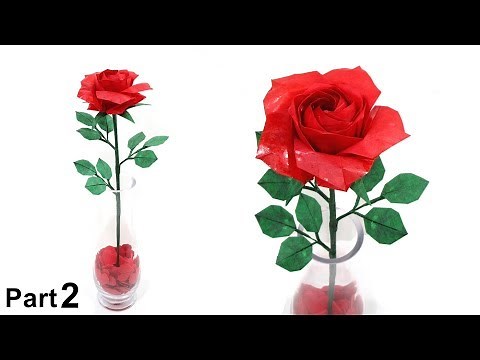 Origami Pentagon Rose (Naomiki Sato) part 2 Valentine's Day