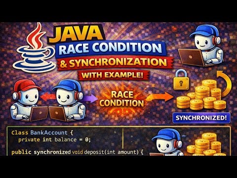 Java Race Condition & Synchronization Explained with Examples | Multithreading Tutorial