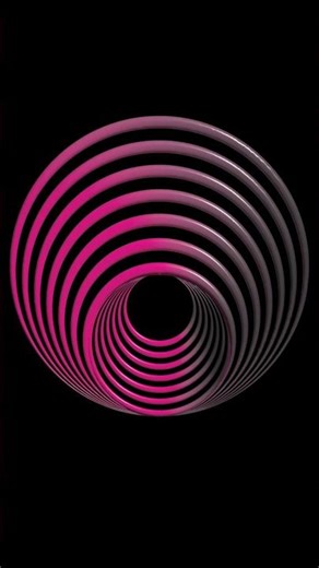 🔥 3D Spiral Tunnel Logo Design in illustrator | Mind-Blowing Pink Ring Effect 😱