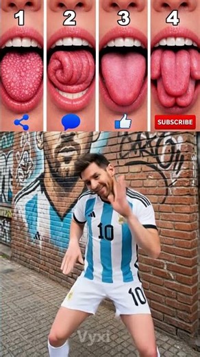 Which Tongue Type Are You? 😜🔥#messi #quiz #meme