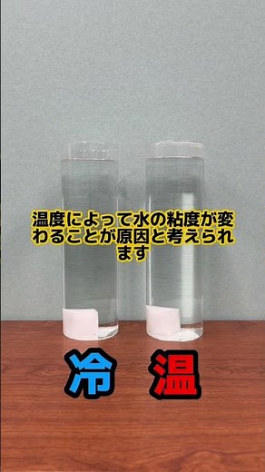 温度による粘度の違い【物理】