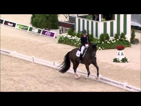 JEM 2014 : Charlotte Dujardin au concours de dressage
