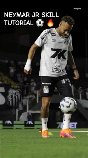 Neymar Jr Skill tutorial ⚽️ 🔥#viralshort #shortsvideo #neymarskills #footballskills