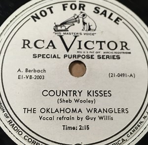The Oklahoma Wranglers - Country Kisses / I Know You'll Never Change