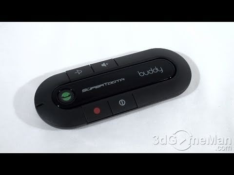 #1254 - SuperTooth Buddy Bluetooth HandsFree Car Kit Video Review