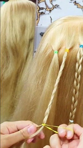 Easy hair design for cute baby girls| Eid hairstyle for kids