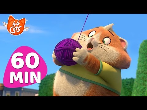 44 Cats | 60 MIN | Fun in the Park: Game Time with the Buffycats!