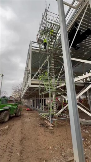Kingston Council on Instagram: "Six months in under 60 seconds - progress on Kingston’s new community leisure centre 💪🏼👷🏗️🦺 Our construction partner @pellikaanconstruction has been making great progress on site with the steel frame for the building almost complete, the feature roof beams in place and the first concrete slabs being poured! The new centre will offer a wide range of activities for people of all ages and abilities, designed to be welcoming for all, reflecting our commitment to