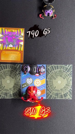 Batalha Bakugan Pyrus vs Darkus: Delta Dragonoid vence