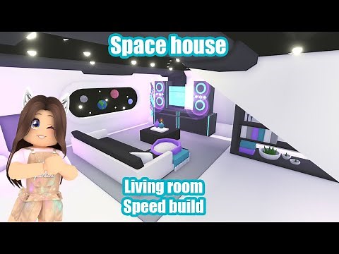 NEW Space house Living room design in Adopt me! Roblox
