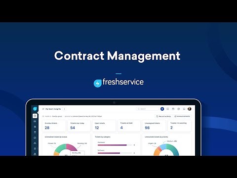 Contract Management in Freshservice