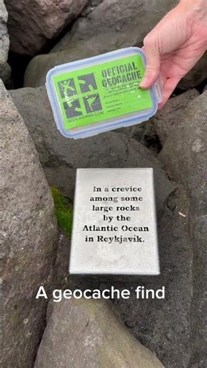 🌄 The view was amazing—the cache was even better 🥾 #geocaching #geo #shorts
