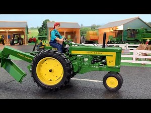 JOHN DEERE Toy Tractors BRUDER Farm WORLD by JACK JACK