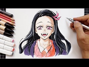 how to draw NEZUKO - Demon slayer [Kimetsu no Yaiba] | Easy Drawing
