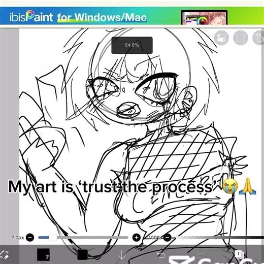 Sketch vs final product | ha humanized | #art #meme #osc #humanisation #objectshow #ibispaintx