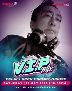🎧 VIP Mix: House & Open Format with Felix! 🎧 Get ready for a genre-hopping ride! Felix is taking over VIP Mix with smooth House beats and an Open Format mix - think crowd-pleasers, dance-floor fillers, and feel-good vibes all night long.🔥 📅 17 May 2025 | 10:30 PM 📻 Only on KRISTALfm Missed the live show? No worries. You can stream it on-demand next week at www.kristal.media. Hit play, get comfy, and let Felix soundtrack your night. 🎶 #VIPMix #KRISTALfm | KRISTALfm