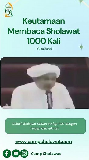 Keutamaan Membaca Sholawat 1000 kali - Guru zuhdi