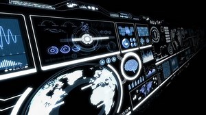Futuristic Interfaces Cyberspace Stock Footage Video (100% Royalty-free) 1014474245 | Shutterstock