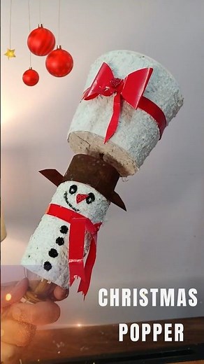 🎄Create Your Own Christmas Popper: Step by Step! 🎉 #christmas #diy