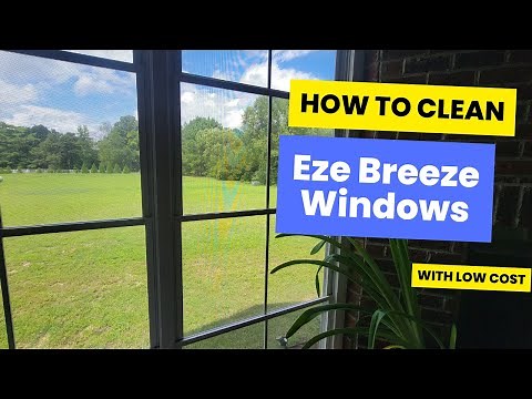 How To Clean Eze Breeze Windows