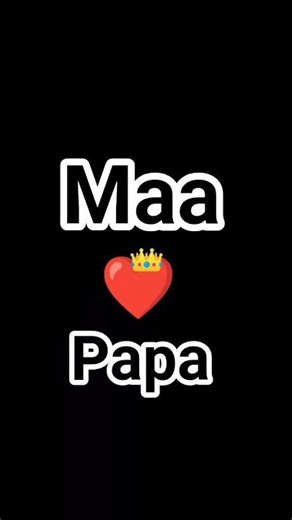 maa ❤️papa