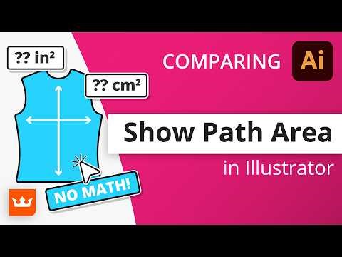 How to instantly calculate path area in Illustrator (No math!)
