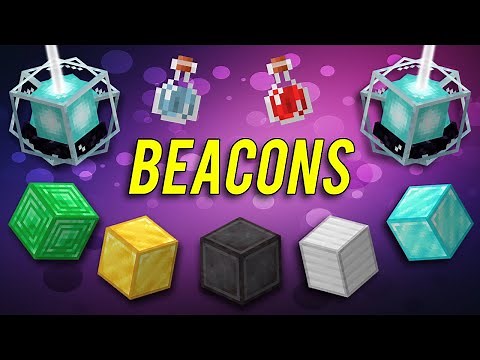MINECRAFT - How To USE/MAKE BEACONS?!? LETS LEARN EVERYTHING ABOUT BEACONS in Minecraft!