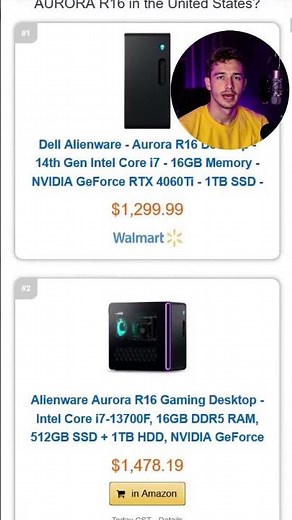 🔥 Dell Alienware Aurora R16 Gaming PC — Lowest Price Today Lowpi #amazon #rtx4060 #rtx5080 #gaming