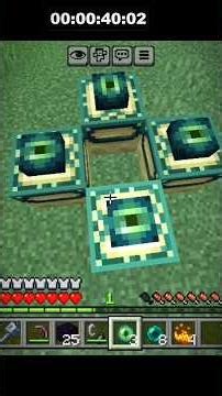 1-Minute Minecraft Speedrun! #minecraftshorts #minecraft