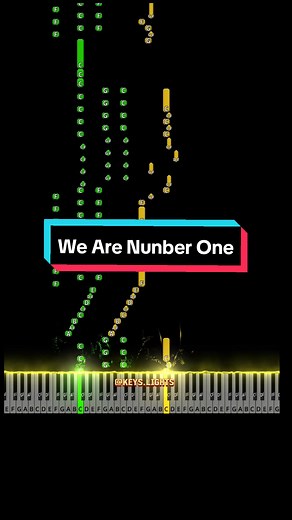 Easy Piano Tutorial for 'We Are Number One' from Lazy Town