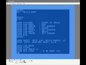 Writing 6502 Assembly on a Commodore 64 using the Macro Assembler Development System. Part 2.
