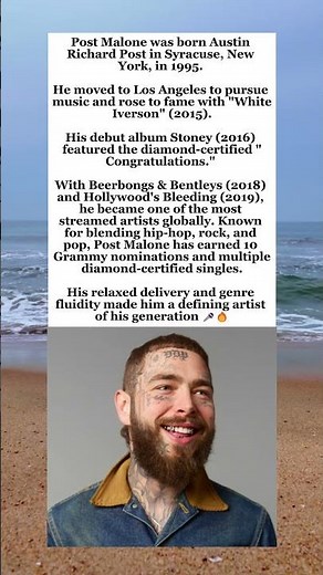 Post Malone — Genre Blending Hitmaker #PostMalone #BeerbongsAndBentleys