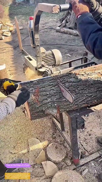 Sawing Smart: How a Homemade Chainsaw Mill Turns Logs Into Perfect Planks