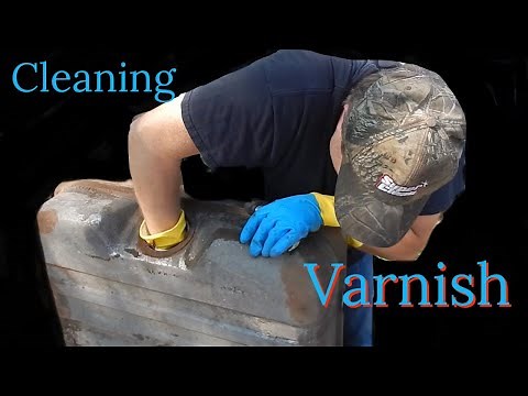 Cleaning Varnish in a Gas Tank at Home and Cheap! Getting Old Cars back on the Road!