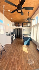 A park model tiny home with Texas charm & modern comfort—say hello to "The Cardinal" 🐦‍🔥🏡 This 15' x 26' tiny house blends high ceilings, natural light, & a smart layout into one cozy package. 🛏️ Spacious main-floor bedroom 🏡 2 Outdoor covered porches 🍽️ Full kitchen with modern appliances 🛁 Large bathroom with full-size shower 🪟 Big windows vaulted ceilings for an airy feel Whether it’s your forever home, weekend getaway, or a high-end rental, "The Cardinal" is ready for its next chapte