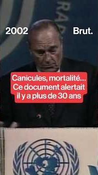 Canicules, mortalité… Ce document alertait il y a plus de 30 ans