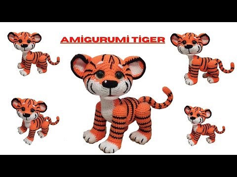 Amigurumi💥 Tiger💥 Free Crochet Pattern and Tutorial