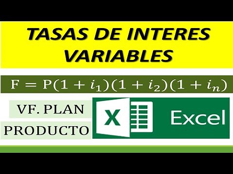 FUTURE VALUE AND PRESENT VALUE WITH VARIABLE INTEREST RATES - EXCEL