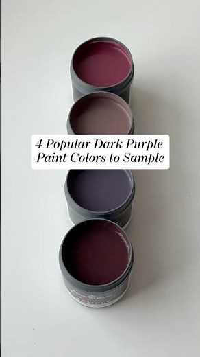 4 Popular Dark Purple Paint Colors to Sample from Benjamin Moore