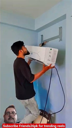 How to fix split ac interface unit.