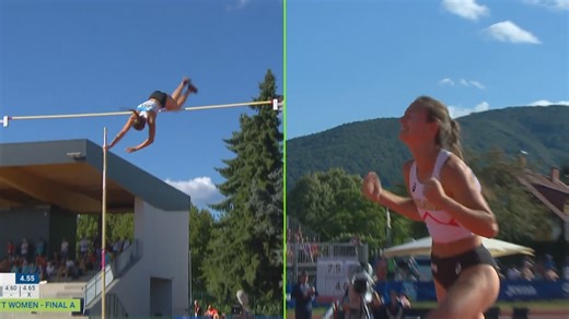 Nog eens 4 centimeter erbij! Elien Vekemans zet Belgisch record polsstokspringen alweer scherper | Sporza
