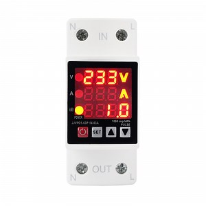 [Hot Item] 3in1 Display Adjustable Over Under Voltage Over Current Multifunction Protector with Kwh