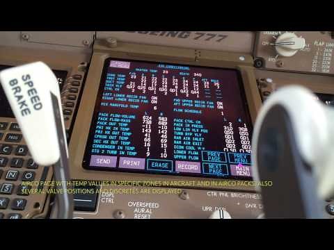 Boeing 777-300ER: maintenance pages explained.